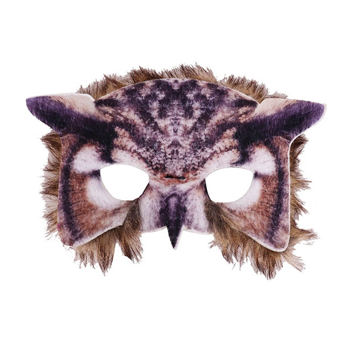 Amazon.co.jp: お面マスクハロウィン 仮面 フクロウ おめん 半面 動物